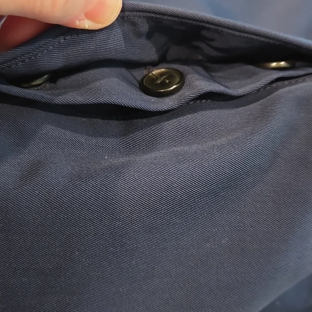 ZADIG & VOLTAIRE POMELO NAVY WOOL DRESS SLACKS. SIZE 40=LARGE. - Picture 9 of 13